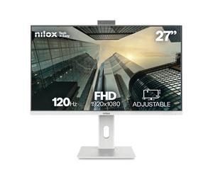 Écran PC Nilox NXM27RWEB02W 27 Full HD 1920x1080 LED Blanc - Moniteur Gaming et Bureautique