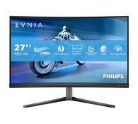 Philips Evnia 5000 27M2C5200W - Écran LED - jeux - incurvé - 27" - 1920 x 1080 Full HD (1080p) @ 280 Hz - Fast VA - 300 cd/m² - 4000:1 - HDR10 - 0.3 ms - 2xHDMI, DisplayPort - ardoise foncée Ardoise f