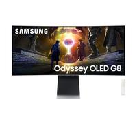 Samsung G85SD écran plat de PC 86,4 cm (34") 3440 x 1440 pixels UltraWide Quad HD OLED Argent