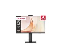 THOMSON 27 Pouces Moniteur Full HD avec caméra Pop-Up, Panneau IPS 100 Hz, Alimentation USB-C 65 W, Deux Haut-parleurs, HDMI, Montage VESA 100x100, Noir, M27FB7C14V