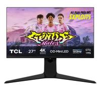 TCL R83 27R83U écran plat de PC 68,6 cm (27") 3840 x 2160 pixels 4K Ultra HD QLED Noir, Blanc