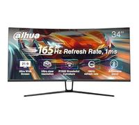 Dahua Technology LM34-E330C écran Plat de PC 86,4 cm (34") 3440 x 1440 Pixels UltraWide Quad HD LCD Noir, Rouge