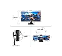 Écran - Philips - 346P1CRH/00 - 34 pouces - USB-C - WQHD incurvé - Webcam sécurisée