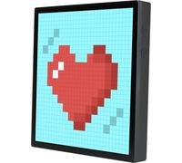 Écran Pixel LED 32x32 Personnalisable| Synchro musicale | App iOS, Android | 1024 pixels RVB | Horloge réveil & rappels | Animations & texte défilant | Déco gaming bureau chambre | BIGBEN CONNECTED