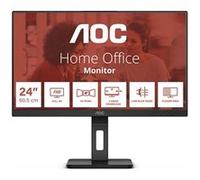 AOC 24E3QAF Écran Full HD 24 ", Haut-Parleur, réglable en Hauteur (1920 x 1080, 75 Hz, VGA, HDMI, DisplayPort) Noir