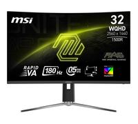 Écran plat - MSI - MAG 32CQ6PF - 31.5 pouces - 2560 x 1440 - 16:9 - Noir