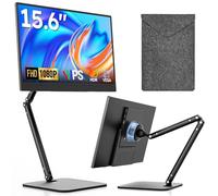 Écran portable 15,6", 1080p FHD IPS, extension de l'écran d'ordinateur | Moniteur mobile USB-C/mini HDMI 60 Hz avec haut-parleur et support magnétique pour ordinateur portable/PC/Mac/PS3/4/5/Xbox