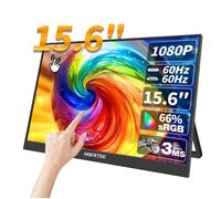 Écran portable 15,6 pouces Full HD 1920 x 1080, ultra fin avec mini HDMI/Type C/USB C/haut-parleur, Mac, PS4, PS5, Xbox