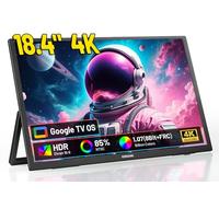 Ecran Portable 4K HDR Moniteur Portable Built-in GTV OS, Speakers,Kickstand