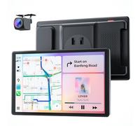Écran Portable 8'' pour Apple CarPlay & Android Auto, Affichage HD 1440x900, Support Magnétique, Mises à Jour OTA, Modes Portrait et Paysage, Caméra de Recul, Bluetooth, Contrôle Vocal, Navigat