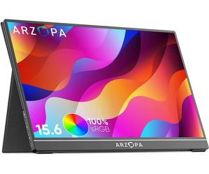 Ecran Portable ARZOPA A1 GAMUT,15.6 Pouces 1920×1080 FHD 60 Hz,Moniteur Portable IPS