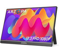 Ecran Portable ARZOPA A1M,17,3 Pouces 1920×1080 FHD 60 Hz,Moniteur Portable IPS