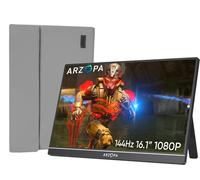 Ecran Portable ARZOPA Z1FC,16.1 Pouces 1920x1080 FHD 144 Hz,Moniteur Portable IPS Noire + Sac de rangement
