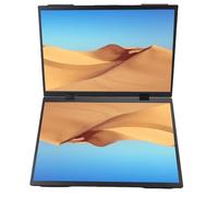 Écran Portable Double 14 Pouces 120 Hz SRGB, Rotation à 360 Degrés, Type-C 1200p, Extension D'écran Pliable pour Ordinateur Portable, Haut-Parleur intégré