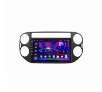 Écran Portable pour Apple Carplay & Android Auto pour VW Volkswagen Tiguan 1 NF 2006-2016 Navigation GPS Carplay Android Auto WiFi Bluetooth, Mirror Link Steer +, 8 Nuclear 6G+128G