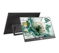 Écran portable sans fil 15,6" pour téléphone, Miracast pour ordinateur portable, adaptateur réseau sans fil pour PC, nouvelle technologie d'affichage réglable à 180°, HDMI pour ordinateurs portables