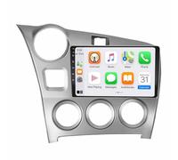 Écran Portable sans Fil avec Wireless Carplayy pour Toyota Matrix 2 E140 2008-2014 Navigation GPS Carplay Android Auto WiFi Bluetooth, SWC, Caméra de Recul, 4 Nuclear 4G+64G