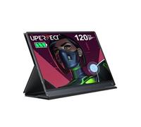 UPERFECT Écran portable tactile Full HD 15,6 pouces 120 Hz, batterie 5 400 mAh intégrée, avec interface miniHDMI/Type C/OTG G