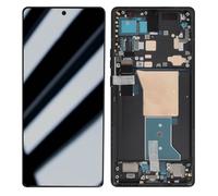 Motorola Bloc complet écran LCD G84 5G – Vitre tactile + châssis Relife – Noir