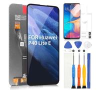 Écran pour Huawei P40 Lite E ART-L28 ART-L29 ART-L29N LCD Écran Tactile Digitizer Pièces de Réparation avec Outils(6.39", Noir)