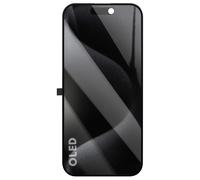 Écran pour iPhone 15 Pro Dalle Soft OLED avec Vitre Tactile Réactif Noir