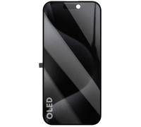 Écran pour iPhone 15 Pro Hard OLED avec Nappe et Plaque Préassemblées Noir