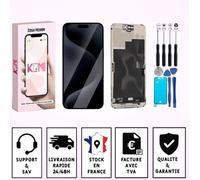 Ecran Pour iPhone 15 PRO MAX LCD +Outils +Adhésif Noir - LCD