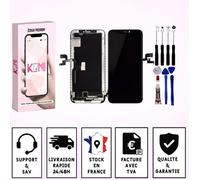 ECRAN POUR IPHONE X LCD +OUTILS +ADHESIF NOIR - LCD