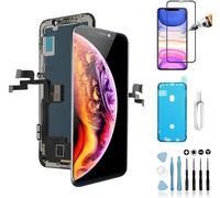 Ecran pour iPhone XS Noir : Vitre Tactile + OLED Original assemblé sur Chassis
