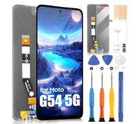 Écran pour Motorola Moto G54 5G LCD Display pour Moto G54 5G XT2343-1 XT2343-2 6.5 Pouces Ecran de Rechange Tactile Digitizer Full Assembly avec Réparation Kit, Noir