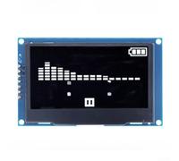 Écran pour oled 2.42 Pouces 128x64 Interface pour spi Écran pour | Interface pour spi flexible, commutation par résistances, pour idéal pour microcontrôleurs, 2.42 pouces