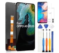 Écran pour Oppo A9 2020 / Oppo A11x / Oppo A5 2020 LCD Écran tactile Digitazer Assembly Remplacement avec outils, pour CPH1937 CPH1939 CPH1931 CPH1959(6.5", noir)