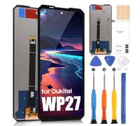 Écran pour Oukitel WP27 LCD Affichage pour Oukitel WP27 Écran Tactile Assemblée Remplacement Écran En Verre Digitizer avec Réparation Kit (Noir, 6,8")