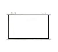 Écran pour Projecteur Manuel Portable, Support d'écran De Projection Mobile, Écran Blanc De Projection HD Suspendu Simple pour Le Bureau de Cinéma Maison de Cinéma d'Intérieur(16:9,40")