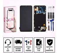 ECRAN POUR SAMSUNG A40 SM-A405F A405FN A405FM LCD +CHASSIS NOIR +OUTILS - LCD / Noir / Avec Kit Outils
