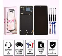 Ecran Pour Samsung A71 SM-A715F 2020 LCD +Chassis Noir +Outils - LCD