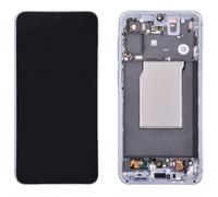 Écran pour Samsung Galaxy A57 5G Dalle AMOLED avec Vitre Tactile et Châssis Samsung Bleu clair