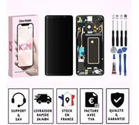 Écran pour smartphone - KOMI - Samsung Galaxy S9 G960 - Noir - Écran Incell tactile - Châssis intégré
