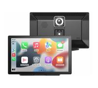 Lescars Écran pour voiture 9" compatible Android Auto & Apple CarPlay avec caméra 2K CAS-5060