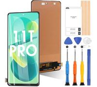 Écran pour Xiaomi 11T PRO 2107113SG/Xiaomi 11T PRO 5G LCD Écran Tactile Digitazer Verre avec Outils (6 67 "" Noir)