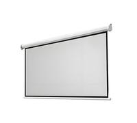 Ecran Projecteur Motorisé Fixation au Plafond ou au Mur Ecran Retroprojecteur Retractable Clarté 4K Écran de Projection Idéal pour Les Home Cinémas Les Bureaux et Les Salles de Classe