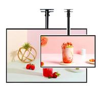 Écran publicitaire LED avec support rétractable pour affichage uniforme de la lumière dans les cafés et magasins