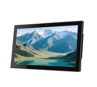 Écran publicitaire Ultra-Fin Noir de 24 Pouces, écran IPS Haute définition, Angle de Vision Complet 1080P, Lecteur Audio multimédia.