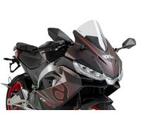 Puig 22274W Bulle R-Racer sportive aérodynamique haute performance fabriquée en PMMA de 3 mm avec design racing optimisé pour améliorer protection et stabilité, Transparent