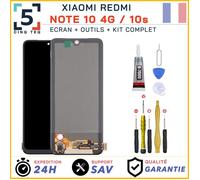 Ecran Remplacement pour Xiaomi Redmi NOTE 10 4G M2101K7AI / NOTE 10s Blanc Gris