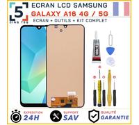 Ecran Remplacement Samsung Galaxy A16 4G / 5G SM-A165F, SM-A165M, SM-A166B +Kit