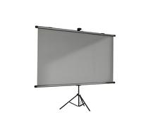 Ecran Retroprojecteur Retractable PVC Double Face avec Support Ecran de Projection Gain de Place Idéal pour Les Home Cinémas Le Camping Les Bureaux Les Salles de Classe(Black1,138 * 78cm)