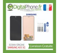 ECRAN SANS CHASSIS ORIGINE SERVICE PACK SAMSUNG GALAXY A55 5G (GH82-34308A)