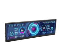 Écran Secondaire du Moniteur, écran Tactile de Température D'ordinateur de 12,6 Pouces, Affichage de la Température du PC, Affichage Auxiliaire de Surveillance CPU GPU, Affichage