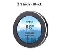 Écran secondaire IPS refroidi à l'eau pour ordinateur de bureau Windows,écran rond,boîtier CNC,AIDA64 gratuit,2.1 pouces,2.8 pouces,480x480 pouces - Type 2.1 Black